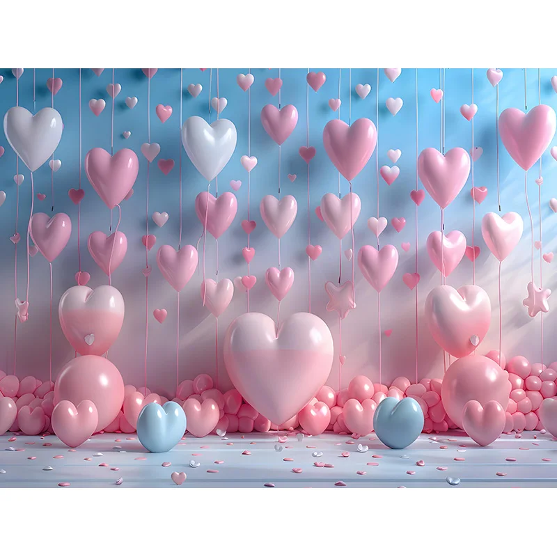 Fondos de fotografía de feliz cumpleaños para habitación de bebé, accesorios para decoración de fiesta de recién nacido, arco de globos, fondo fotográfico con tema Floral, QQ-12