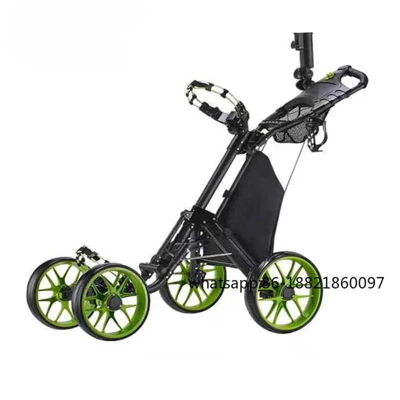 

New 4-wheel golf cart Golf cart with foot brake and umbrella stand