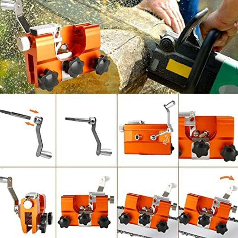 Chainsaw Sharpener, Hand Chain Sharpener, Chain Saw Sharpening Tool For Electric Chain Saws, Lumberjacks