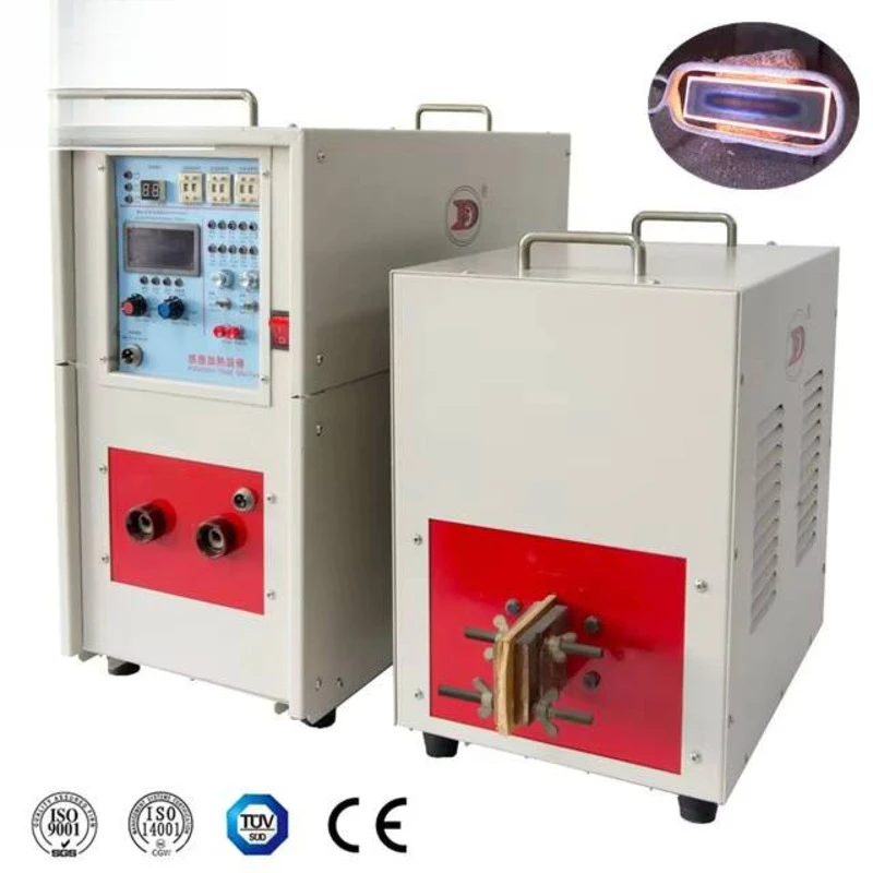 

Индукционный нагреватель 35 кВт для сварки, гибки, закалки и нагрева металла, сверхвысокочастотная индукционная нагревательная машина