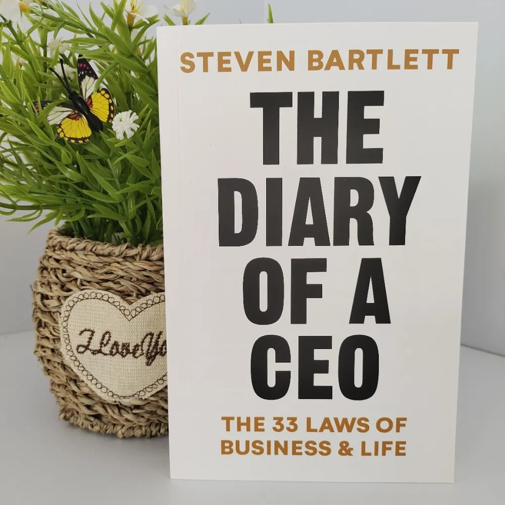 The Diary of A CEO By Steven Bartlett 33 Laws of Business & Life Entrepreneurial Wisdom Leadership & Mental Health Guide