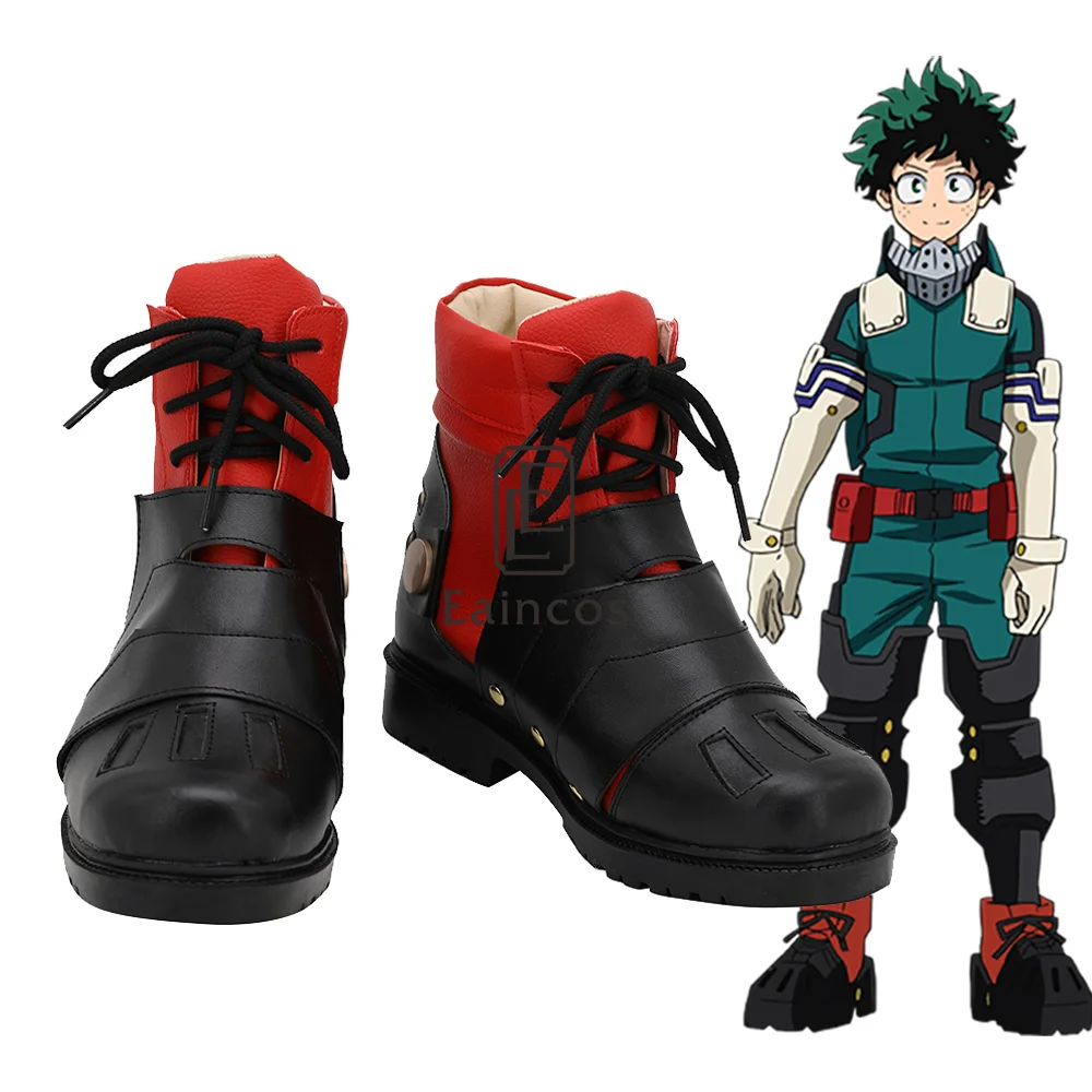 

Anime My Hero Academia Midoriya Izuku Cosplay Shoes Deku Short Fighting Boots Custom-made