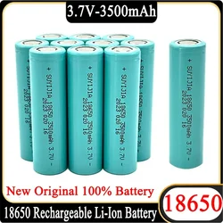 1-10pcs 3.7V 3500mAh 18650 Battery 10A Discharging Lithium Liion Rechargeable Batteries for Flashlight Torch Headlamp Batteria