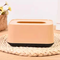 1Pc Plastic Tissue BoxTable Organizer Kitchen Bedroom Square Storage Box Paper Towel Dispenser Modern Home Napkin Organizer