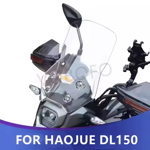 Fit For HAOJUE DL150 Motorcycle Windshield Modification Heighten And Widen Wind Shield Screen Protector Windscreen DL 150 DL-150