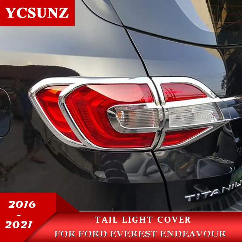 

ABS Tail Light Cover Accessories For Ford Everest Endeavour 2016 2017 2018 2019 2020 2021 Titanium Car Styling YCSUNZ