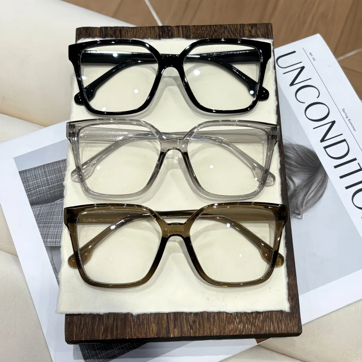 3pcs European and American retro style anti blue light glasses trend versatile for watching TV, mobile phones, computers, and pr