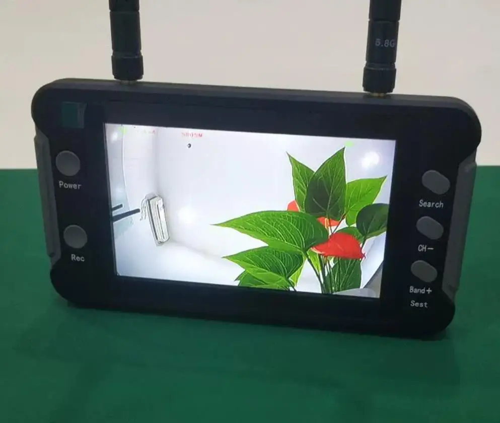 

5.8G FPV Monitor with DVR 40CH 5803 MINI 4.3 Inch LCD Display 16:9 NTSC/PAL Auto Search Video Recording For FPV Drone RC Cars