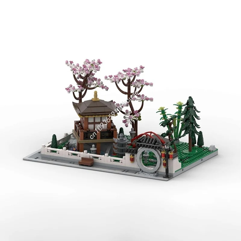 ตัวต่อโมเดลสวนโมดูลาร์ Tranquil Modular Garden จำนวน 1686 ชิ้น ของเล่นสร้างสรรค์ DIY ของขวัญคริสต์มาส ไอเดียของเล่นเด็ก