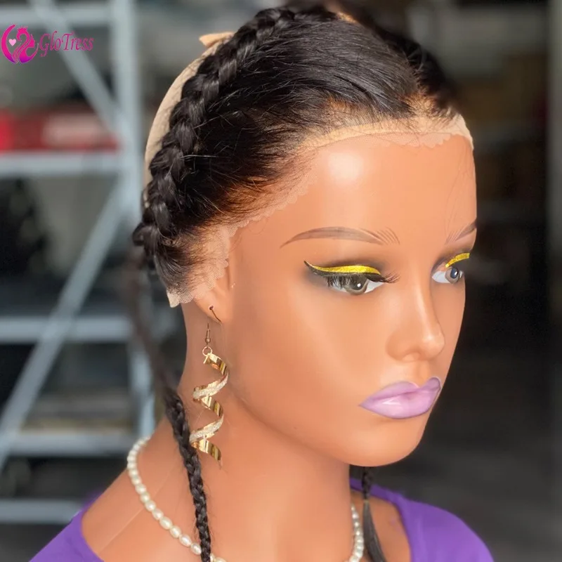 

Высокое качество 10-20 дюймов плетеный шиньон от уха до уха отбеленный узел полный 13x4 кружево фронтальное наращивание человеческих волос легко носить