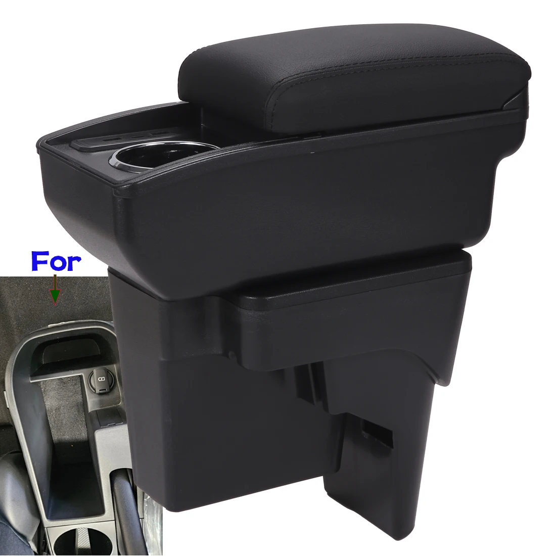 

For Mercedes SL20 Armrest Box For Mercedes SL20 Car Armrest Retrofit Parts Interior Car Storage Box Auto Accessories Center 2016