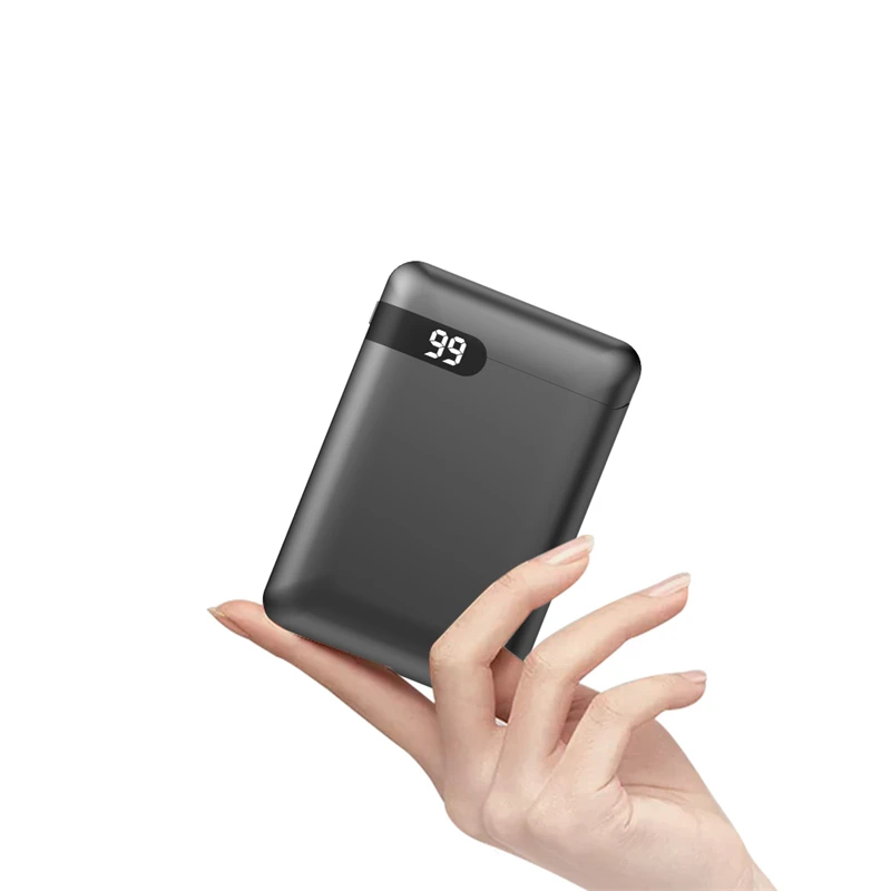 

Mini Power Bank 10000mAh Dual USB Fast Charging Portable Charger Powerbank for iPhone 16 Samsung Huawei Xiaomi External Battery
