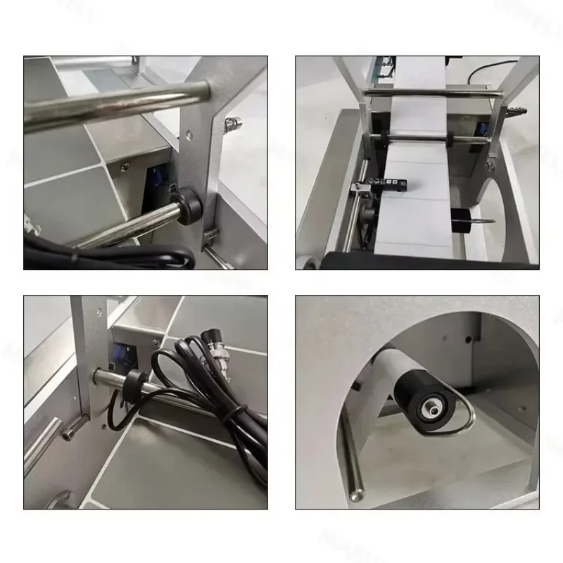 Electric Semi Automatic Sticker Glass Ampoule Vial Plastic Round Bottle Labeling Machine factory price