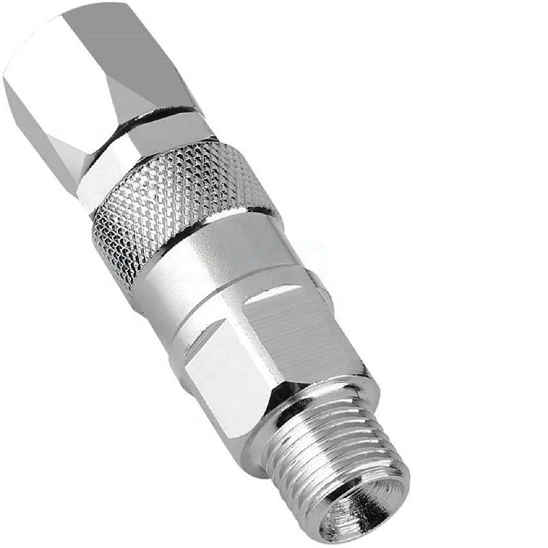 Swivel Joint 1/4-Inch Stainless Steel Rotary Joint High Pressure Painting Supplies Airless Spray Gun Hose Swivel for Paint Spray