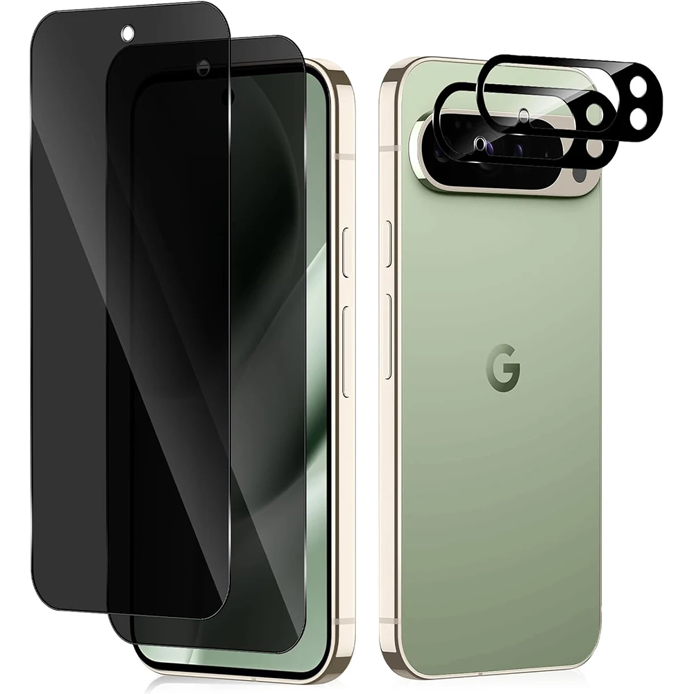 2.5D 9H Privacy Screen Protectors for Google Pixel 10 Pro XL Anti-Spy Protective for Google Pixel10Pro Support Fingerprint
