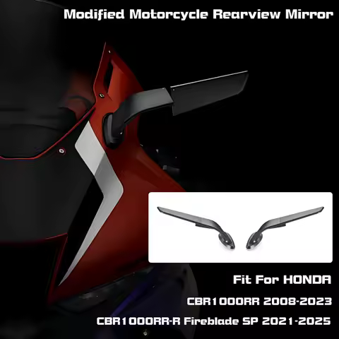CNC Rotatable Wind Swivel Rear view Mirrors For Honda CBR 1000 RR CBR 1000RR CBR1000RR CBR1000RR-R Fireblade SP 2008-2025