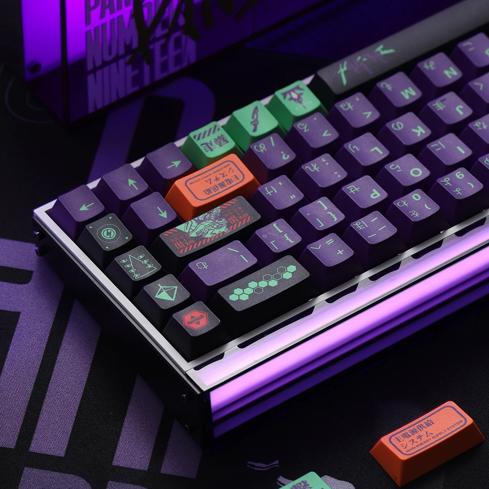 

FBB Japanese Keycap Teclado DYE-SUB Custom Magnetic Axis English Cherry Profile PBT Keycaps for Mechanical Keyboard MX Switch