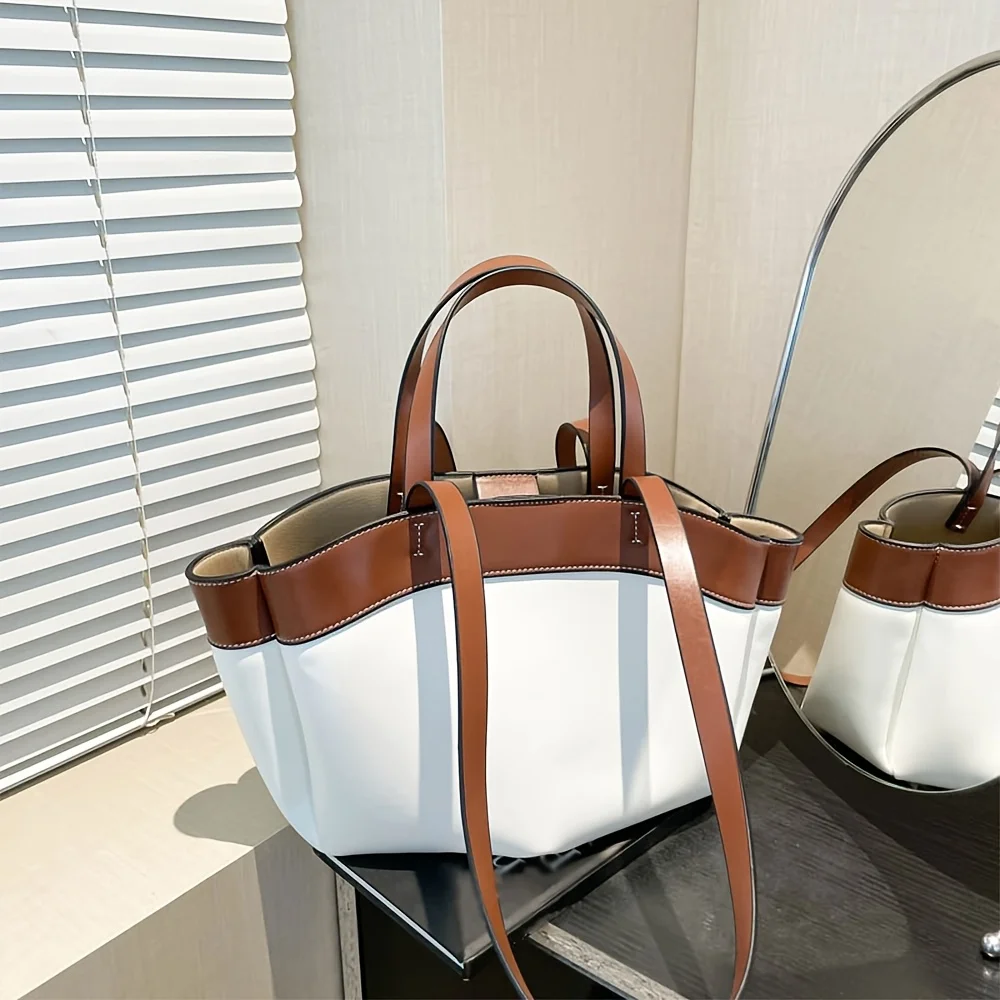 

Women's Tote Bag New High-End and Fashionable Hand-Held Bucket Bag, Personalized and Versatile Single Shoulder Armpit Bag