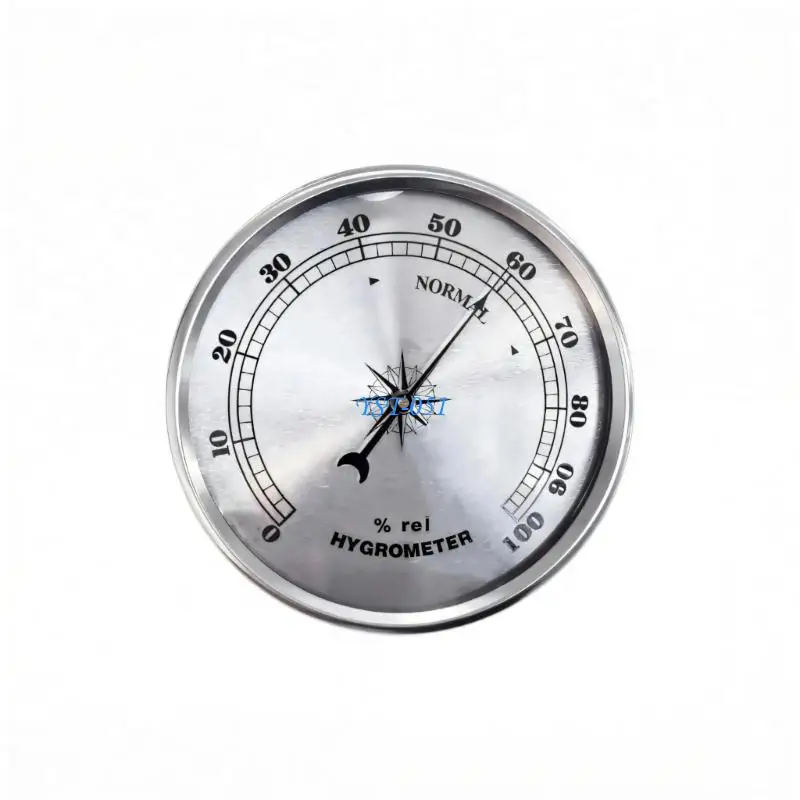 

E15A Classical Silver Analog Instrument with Metal Frame 90mm Diameter for Pressure Temperature/Moisture /Environment Control