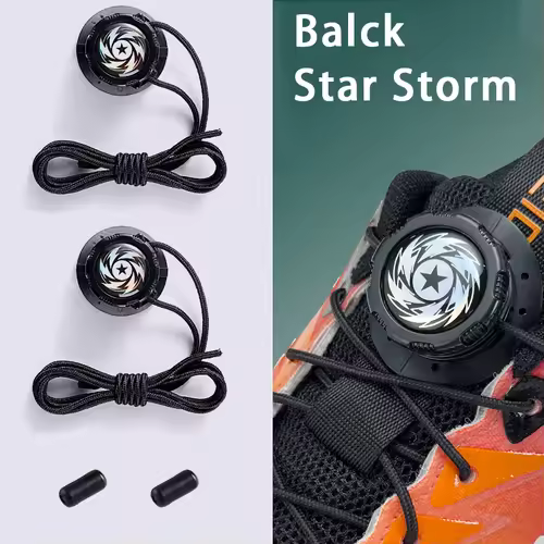 Automatic Shoelaces Without ties Install simple Swivel Buckle Laces Thick Rope Tennis Sneakers Shoelace Shoe Accessories 1Pair - Image 18
