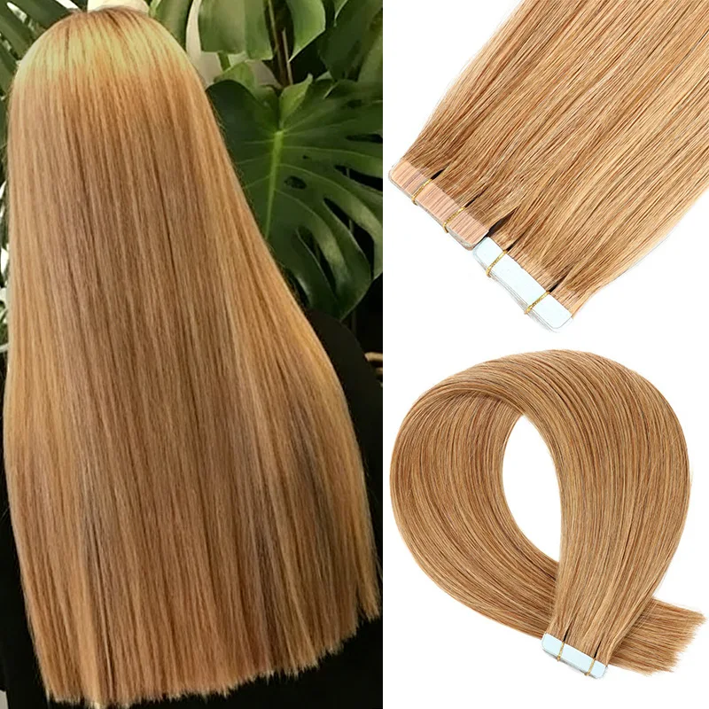 real-human-hair-tape-in-weft-20pcs-16inch-8-30-30g-quick-add-volume-for-office-glam-look-wholesale
