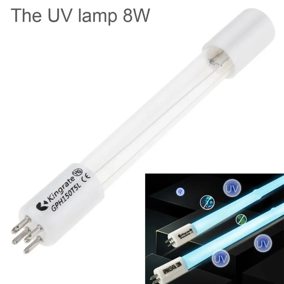 ポップ-g10q-8w-gph150t5l-uv-ランプライト紫外線フィルターチューブシングルエンド-4-針付き空気機器に適合