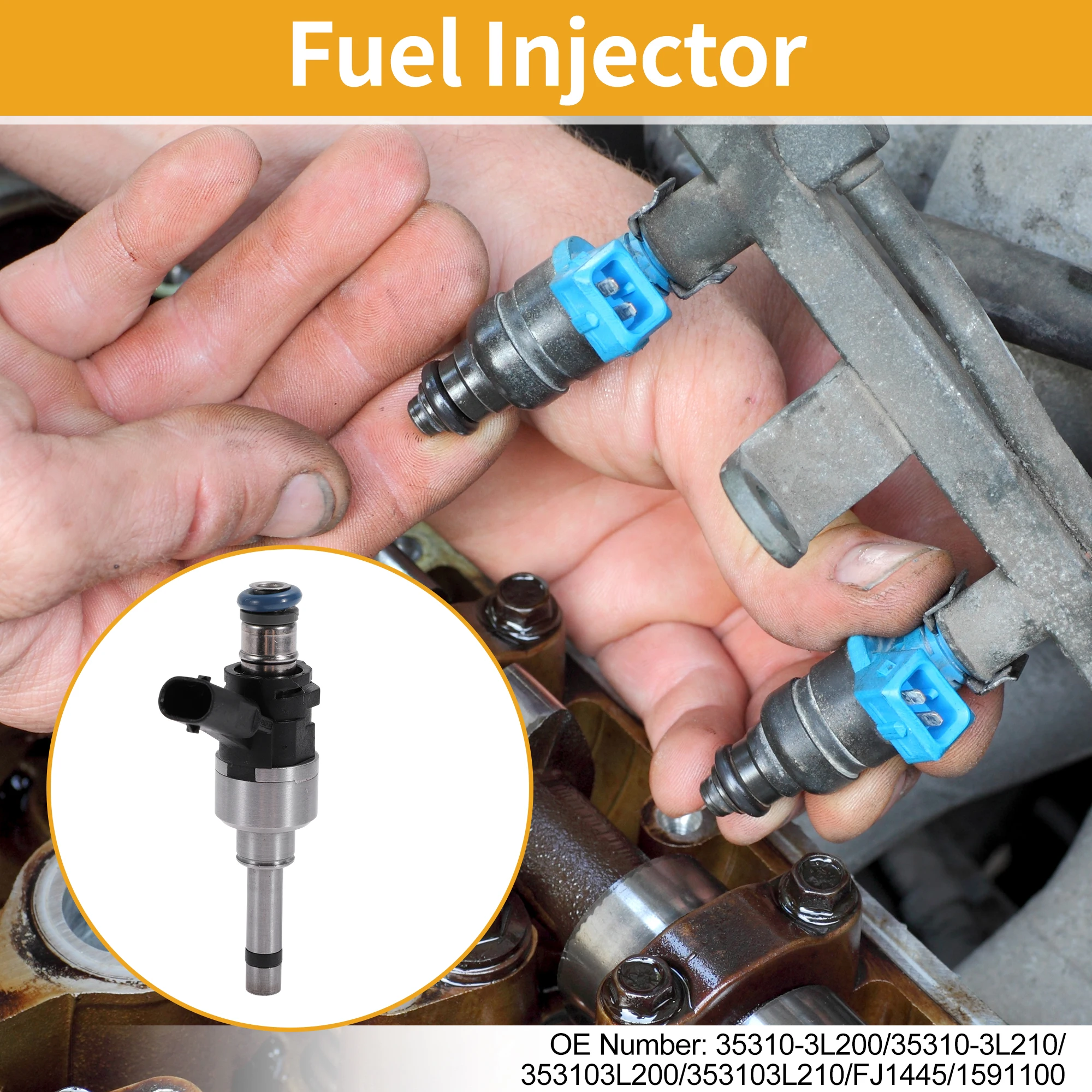 

UXCELL 1 шт. No 35310-3L200 Топливная форсунка для Kia Sedona Gas 3.3L 19-21