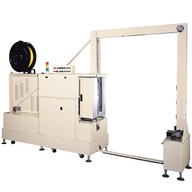 Automatic Pallet Strapping Machine for Efficient Packaging and Secure Transport of Goods in Warehouses and Logistics Centers