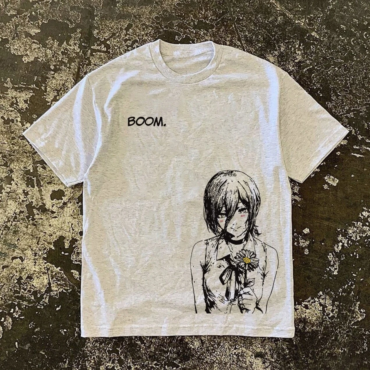 Chainsaw Man Reze Anime Manga Girl Graphic Tee Cotton Mens Womens T-Shirt Summer Streetwear