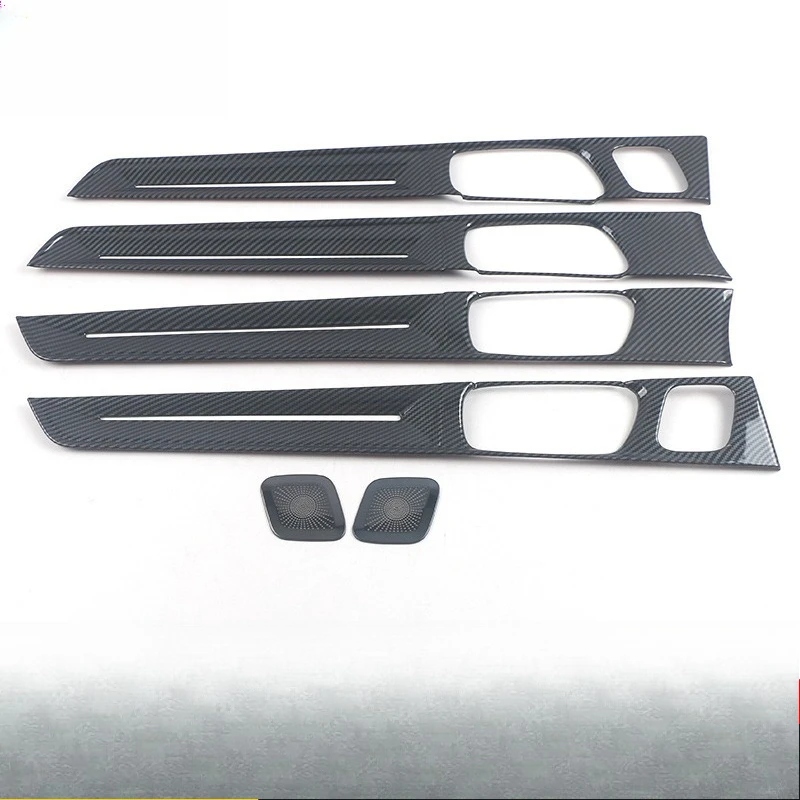 For 22 11th generation Civic inner door side panels Corroded speaker cover Sequined Civic audio box panel stickers