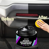 Car Plastic Repair & Panel Renewal Wax Coating Agent Car Leather & Plastic Back To Black Shine Gloss Long-Lasting Polish