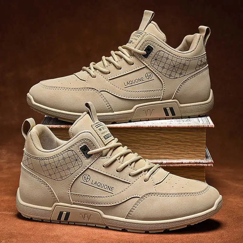 

Synthetic Leather Camp Men Gym Shoes Basketball Men's Autumn Boots Casual Sneakers Sports Top Quality Special Use Special