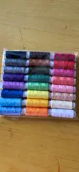 Filati per cucire in poliestere ricamo filati per cucire cono per macchina da cucire Patchwork thread Craft