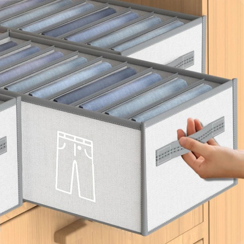 

Closets Clothes Organizer Pants Jeans Storage Box Cabinet Drawer Organizer Underwear Socks T-Shirt Wardrobe Storage Organizers