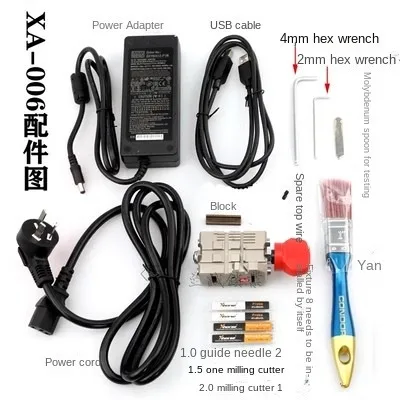 Bluetooth connection mobile phone app 12V 80W Portable Automatic Panda CNC Key cutting machine Key machine USB2.0 interface