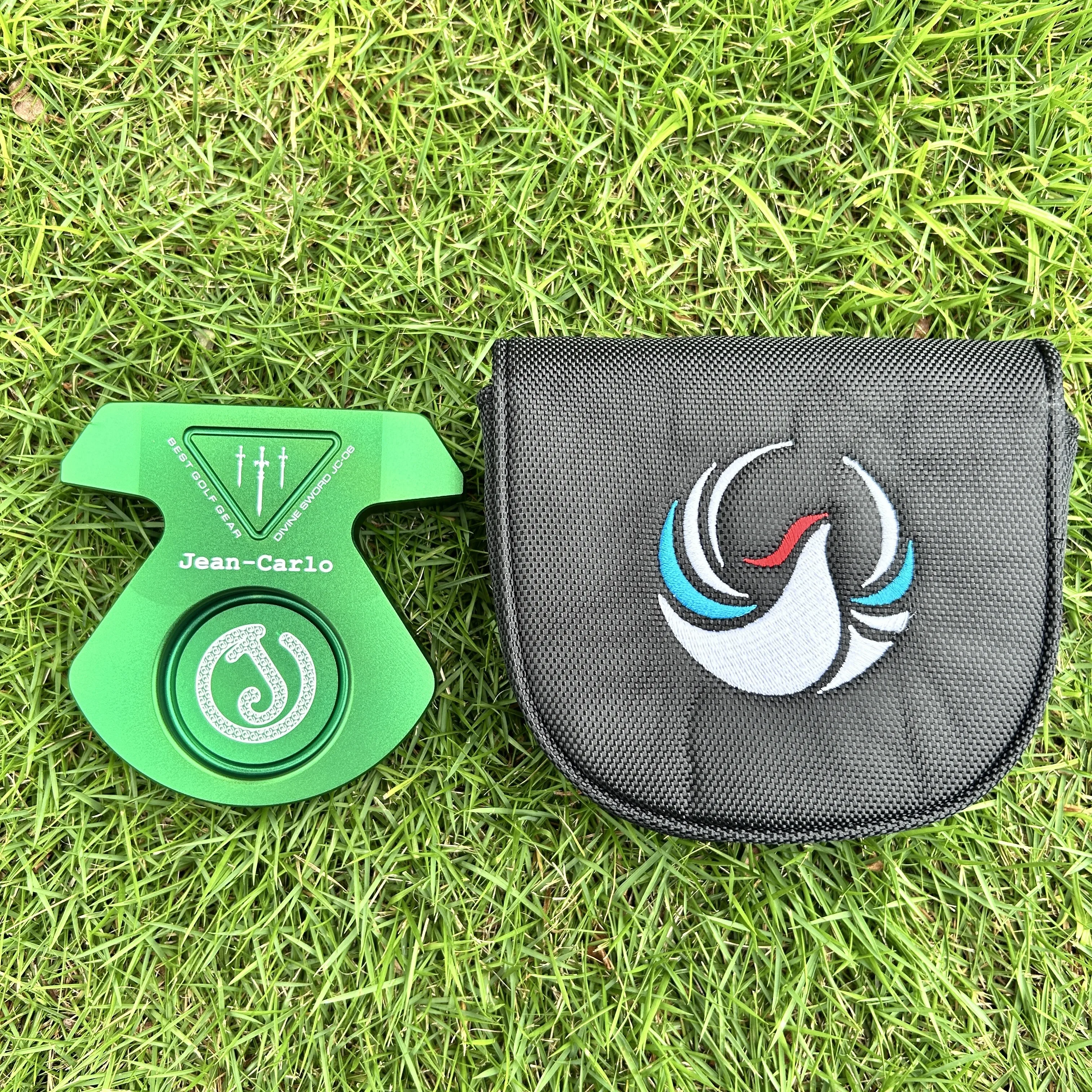 Vermilion Bird Skull Head Putter Head Golf Putter Head High Forgiveness Aluminium Alloy CNC Machined Universal Golf Putter Head