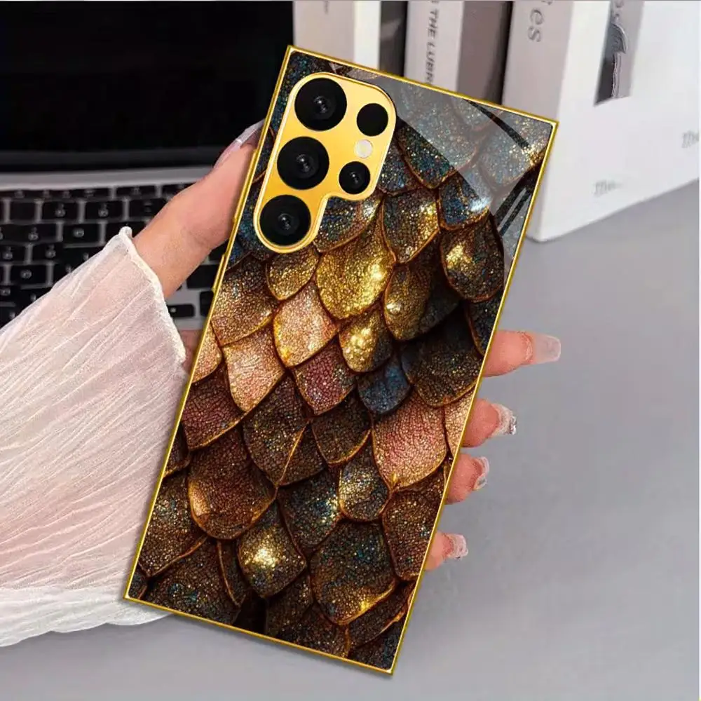 New Bestseller model Luxurious PhoneCase Electroplated Glass PhoneCase for Samsung Galaxy S26 S25 S24 S23 S22 S21 FE,Ultra,Plus