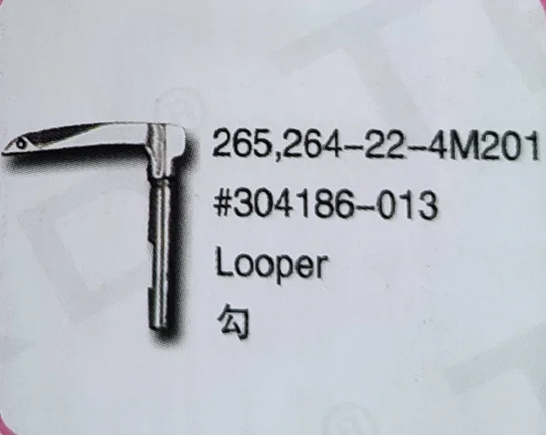 Imagem -04 - Looper 304186013 para Peças da Máquina de Costura de Rimoldi 265264224m201 10 Peças