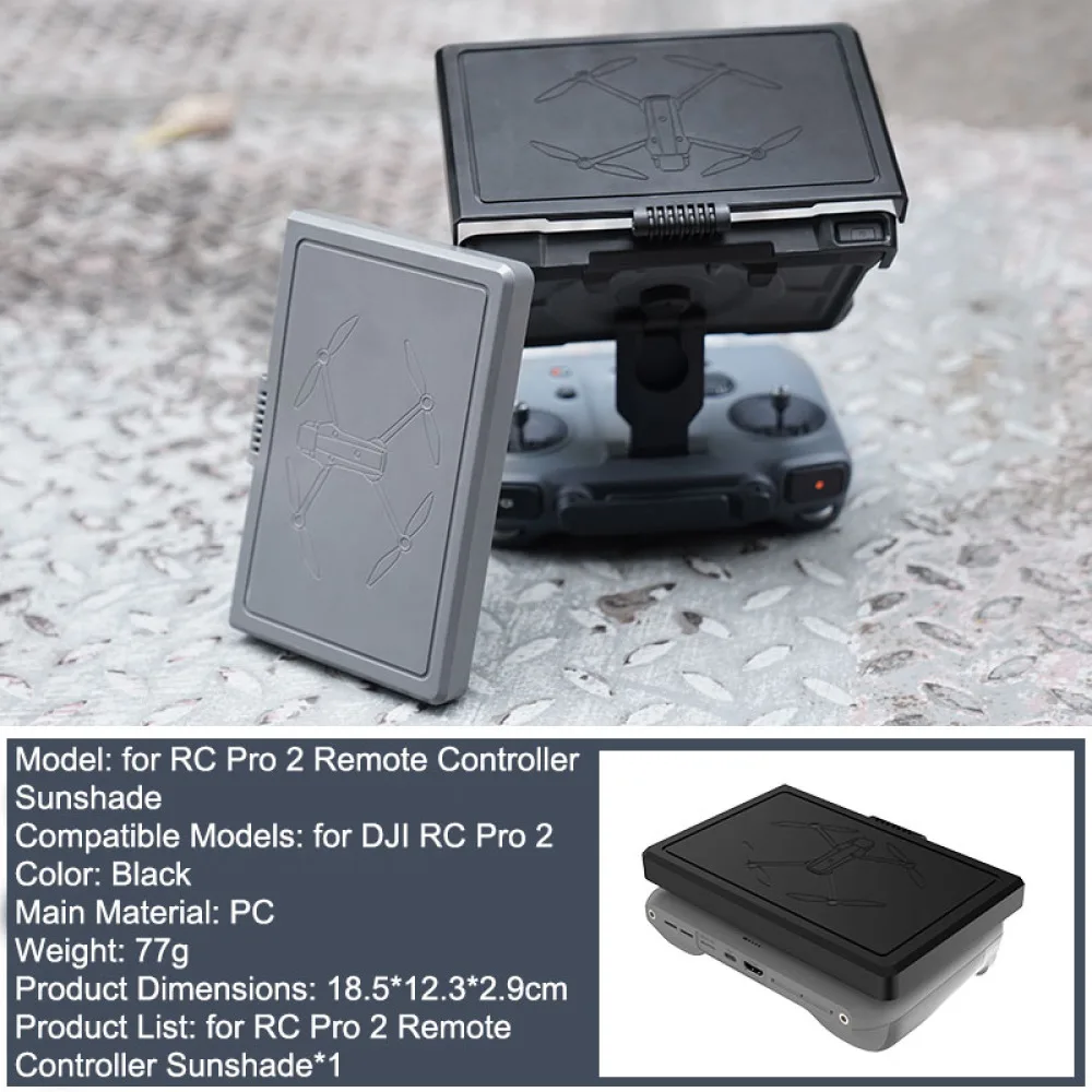 For DJI MAVIC 4PRO RC PRO 2 Remote Control Sunshade Hood, RC PRO2 Sun Visor Dust Cover Light Shield Protective Drone Accessory