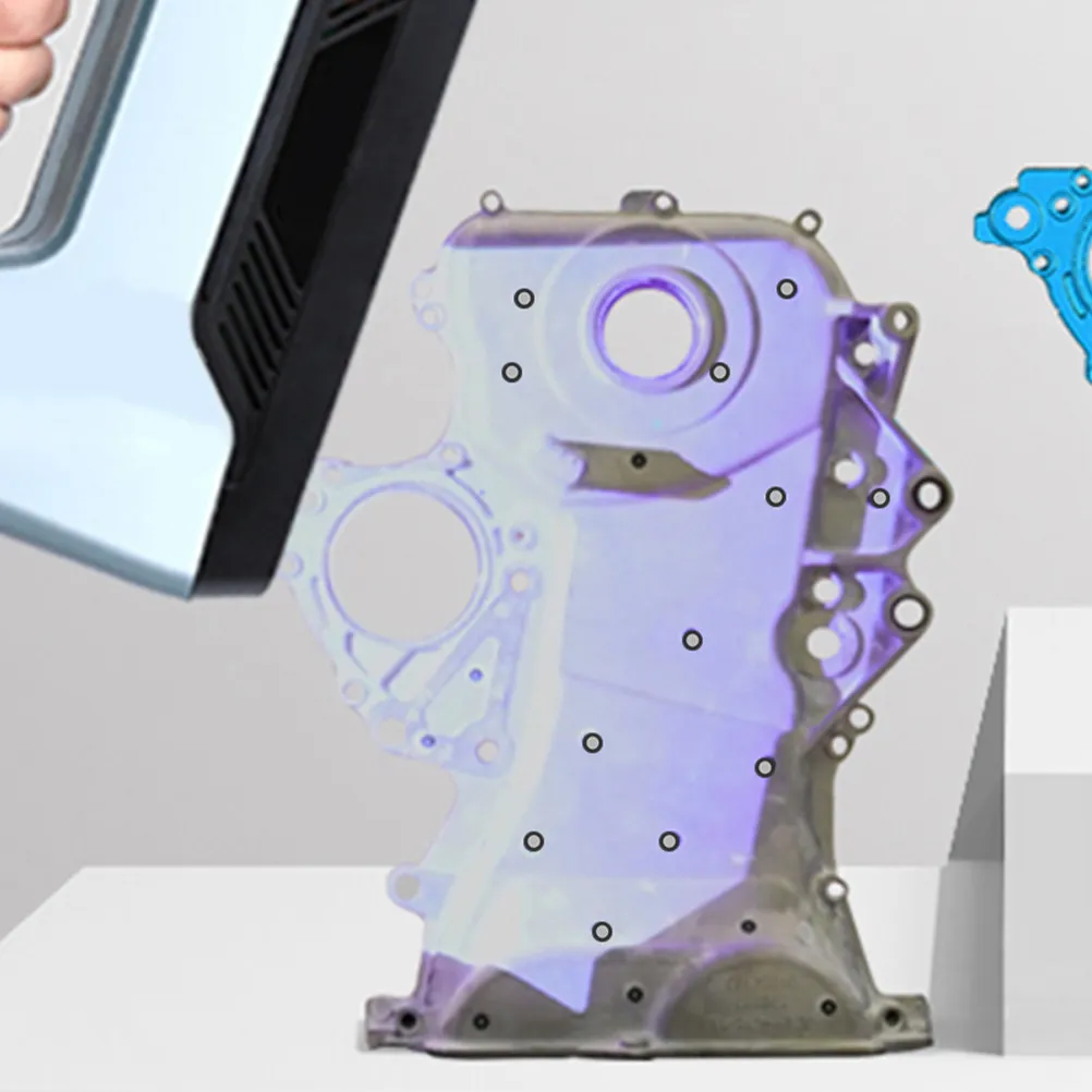 

5 листов маркеров для 3D-сканеров, отражающих свет, с клейким основанием, для точного позиционирования при 3D-сканировании, обратном проектировании и метрологии