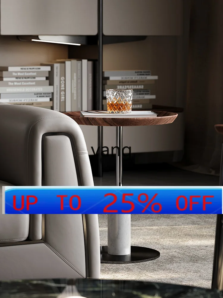 

LH Solid Wood Corner Table Villa Large Flat Floor Original Side Table Living Room Art White Oak Small Coffee Table