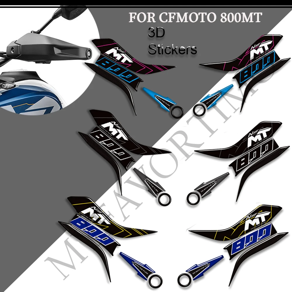 Motorcycle For CFMOTO 800MT 800 MT Sport Explore Touring Adventure Tank Pad Grips Kit Knee Fairing Fender Stickers Protector