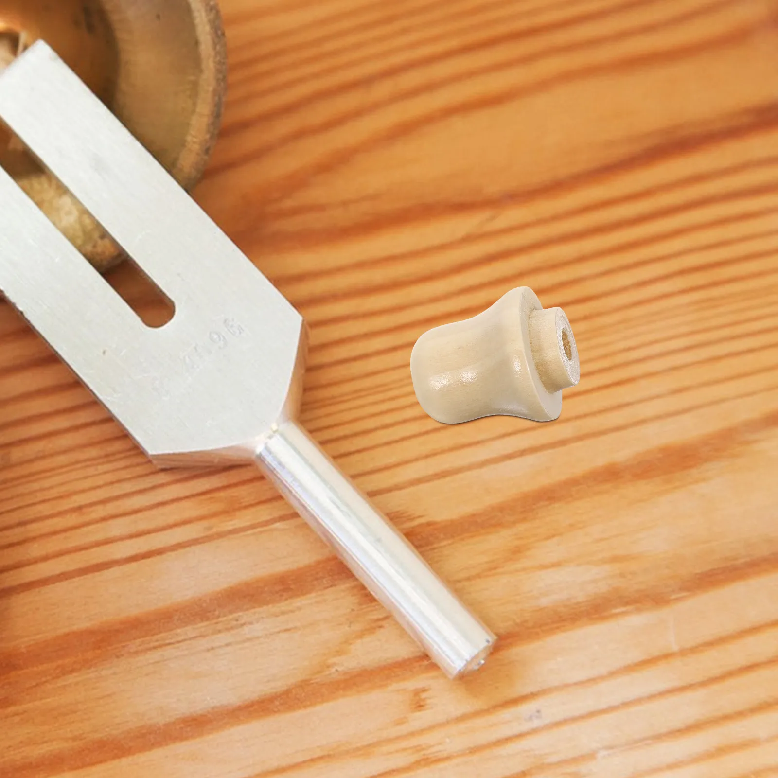 Wooden Tuning Fork Holder Stand Base for Tuning Forks Universal Compatibility Easy Installation Travel Friendly view 4