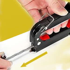 Heavy Duty 3-in-1 Staple Gun with 1000 Staples Adjustable Force Wall Stapler Quick Jam Release Anti-Slip Upholstery