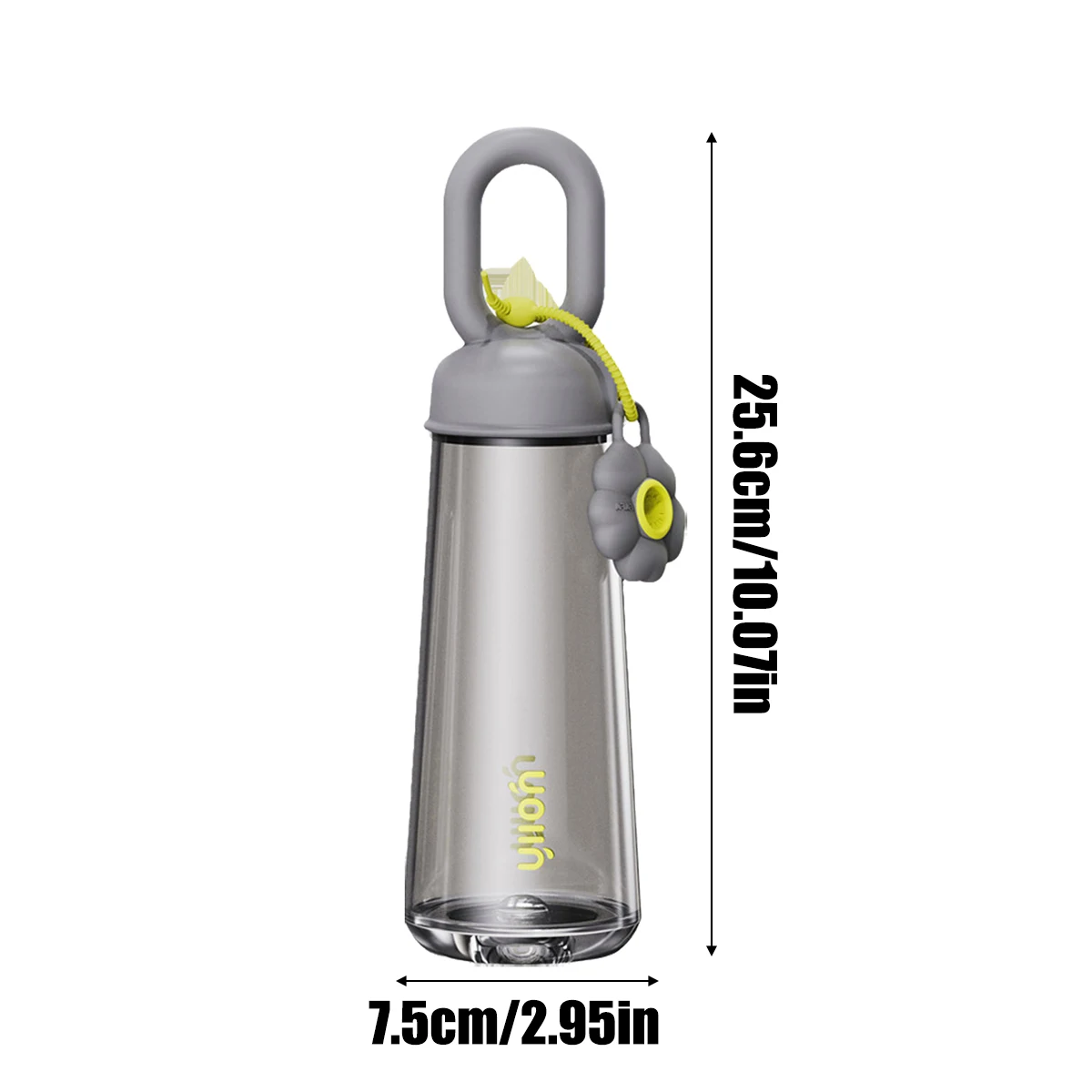 الإبداعية البتلة المحمولة العالمي في الهواء الطلق عالية الجمال المرأة كوب ماء بلاستك طالب سعة كبيرة ضوء كوب محمول فاخر #6