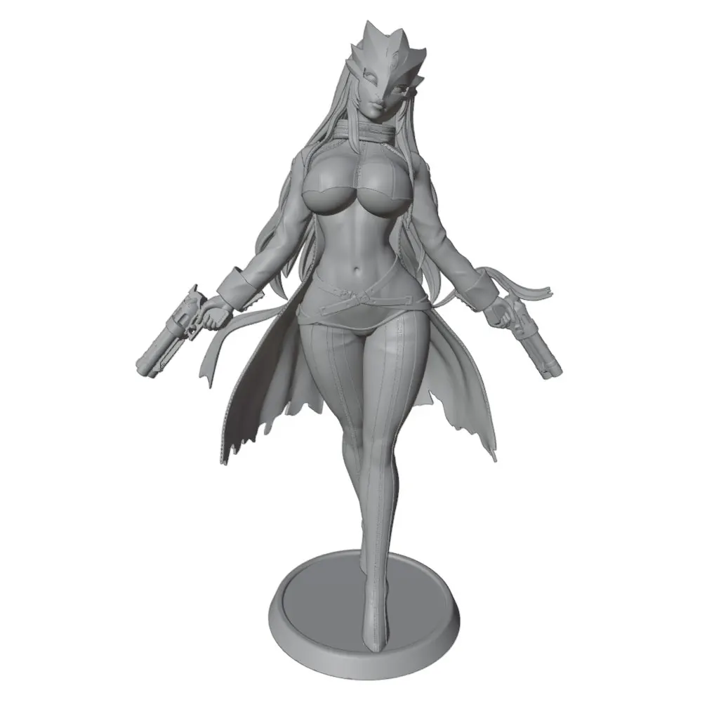 1/27 75mm NSFW Sexy Girl Resin Model Kits GK Miniature 3D Printed Gray Model Figurine DIY Doll Model Unassembled And Unpainted