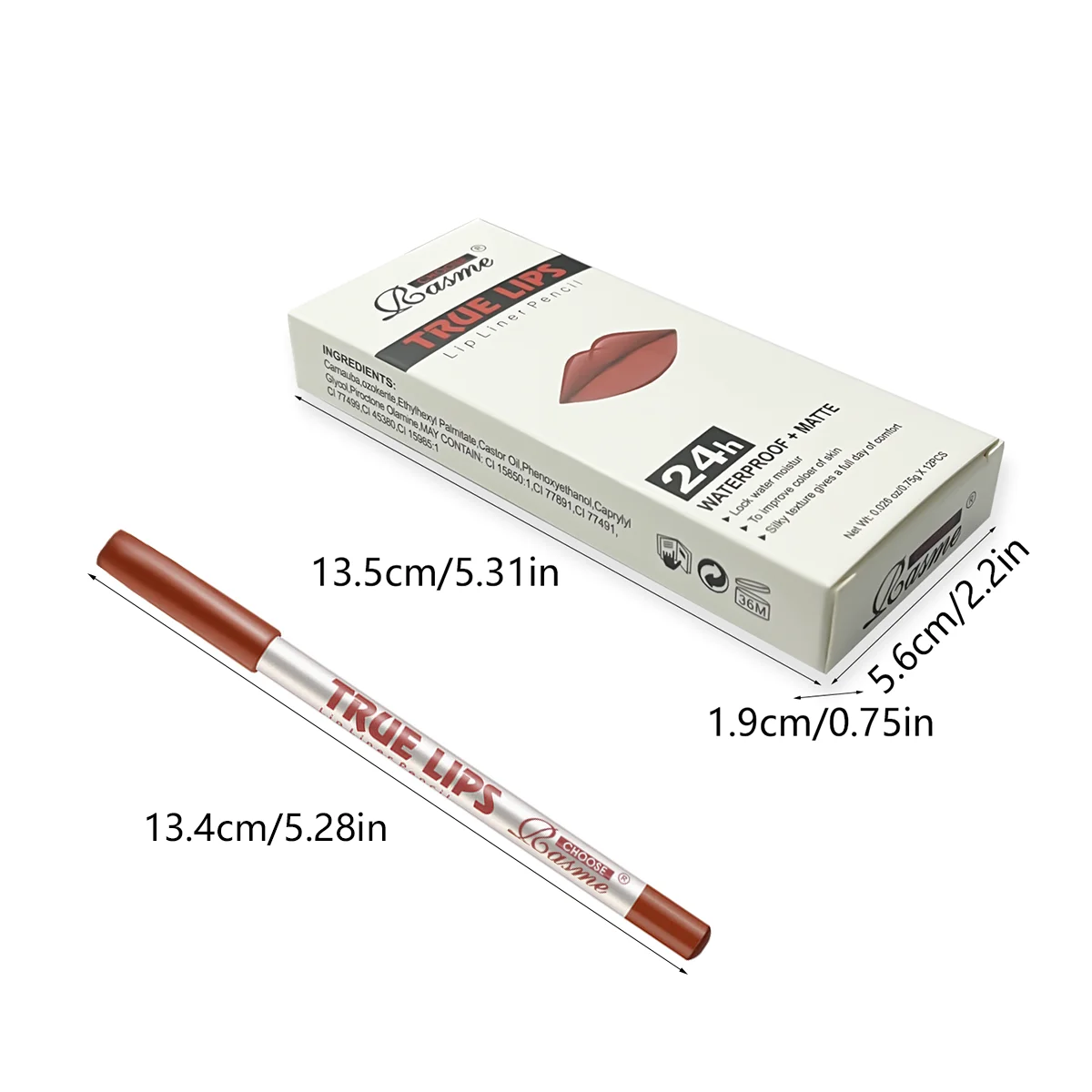 Conjunto de batom de longa duração com lápis delineador labial profissional e brilho labial fosco para mulheres, presentes de dia dos namorados, 12 peças