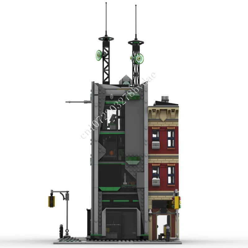 1809ピース オスコープタワー MOC ストリートビュー ホリデーパズルセット 建築 クリエイティブ組み立て クリスマス 誕生日 おもちゃ ギフト 子供向け