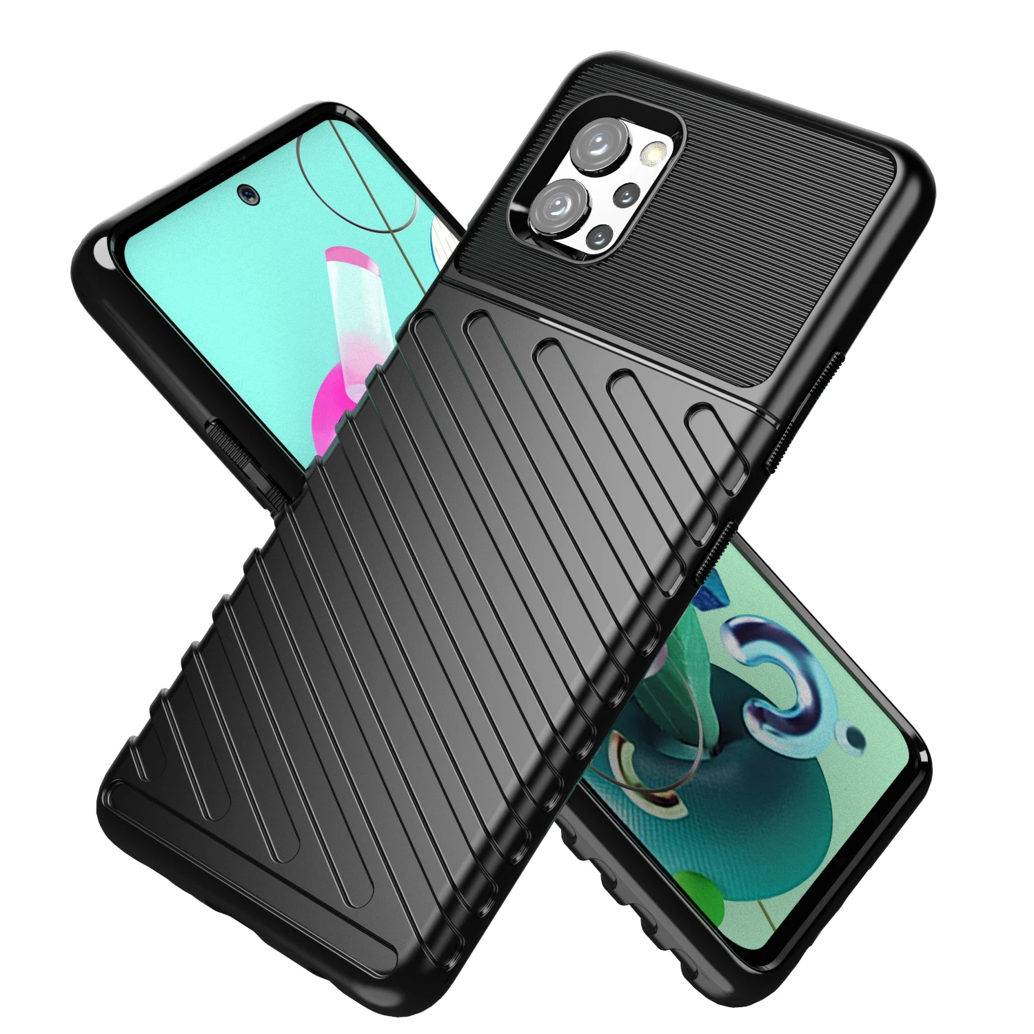 Luxury Case Cover Shockproof Silicone Phone Case For LG Q92