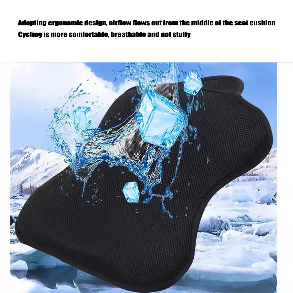 Fit For CFMOTO 700MT 800MT 800MTX Motorcycle gel heat insulation cushion cover waterproof breathable honeycomb gel seat cover